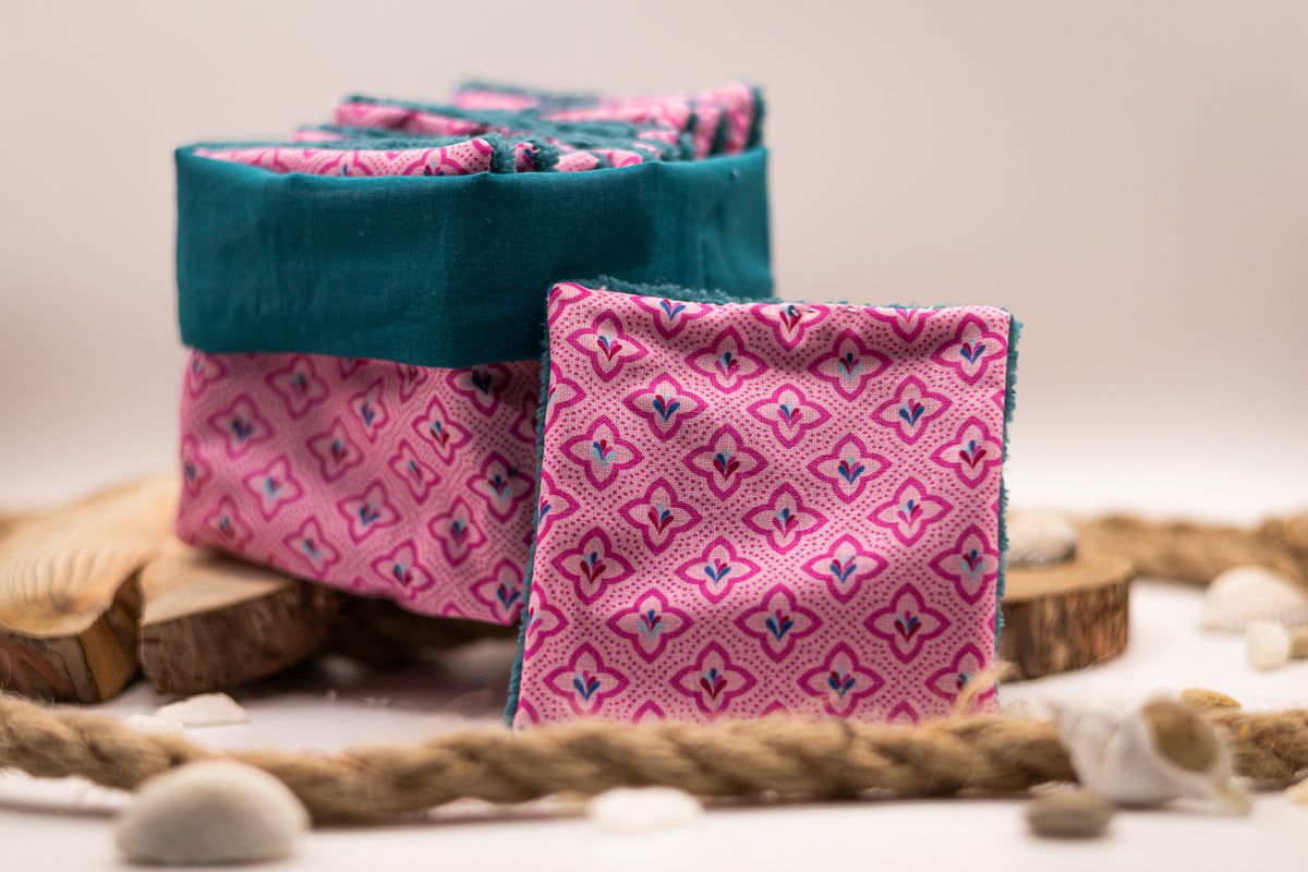 10 Lingettes lavables + panier – Koupépik