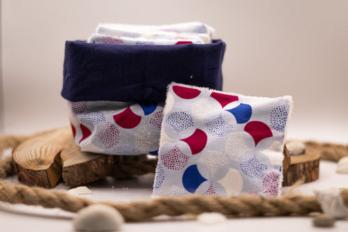 10 Lingettes lavables + panier – Koupépik