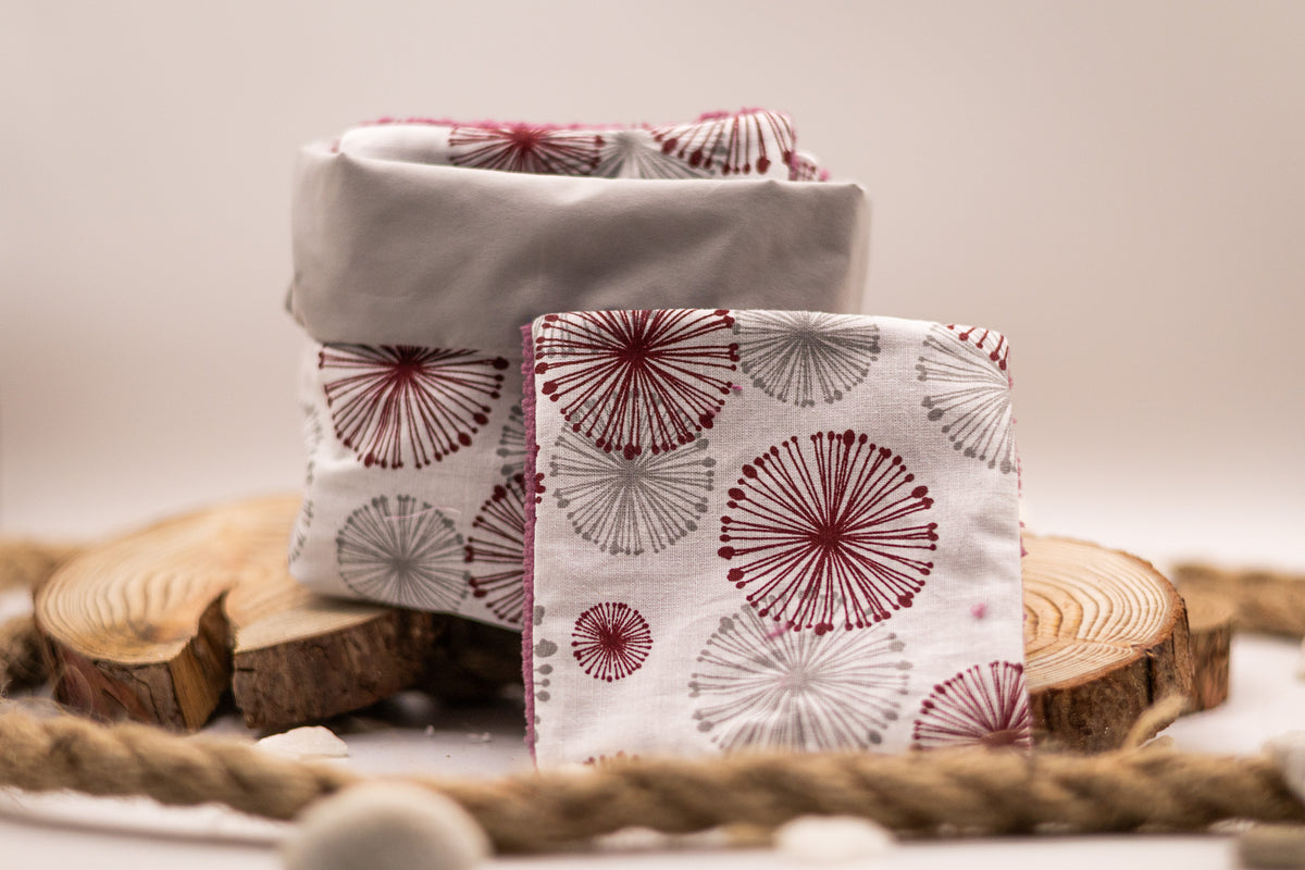 10 Lingettes lavables + panier – Koupépik