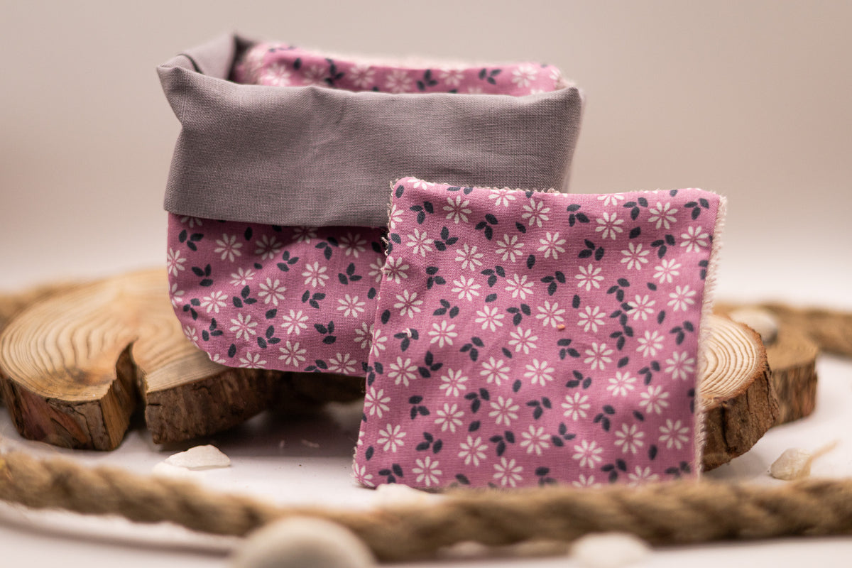 10 Lingettes lavables + panier – Koupépik