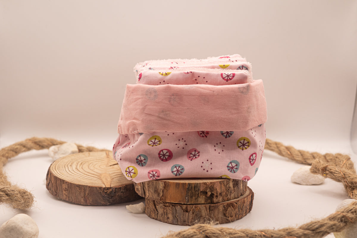 10 Lingettes lavables + panier – Koupépik