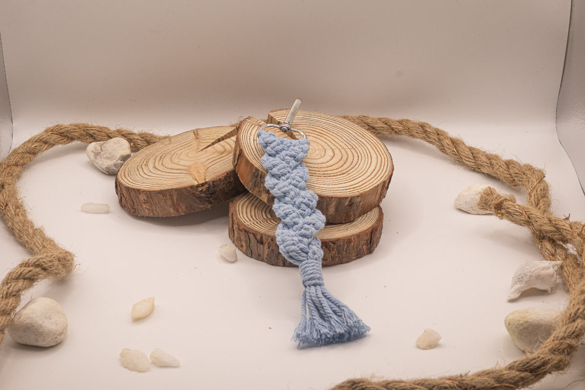 Porte-clé Macramé Tressé - Koupépik