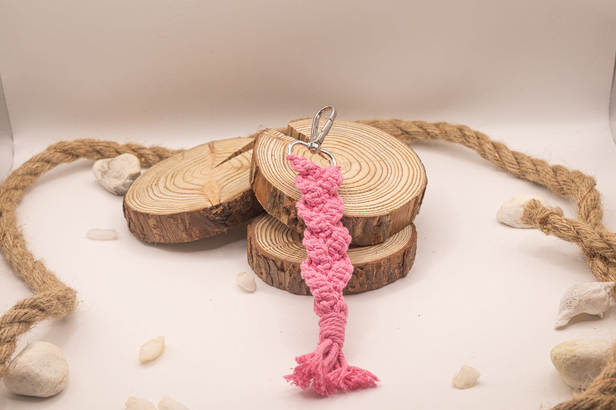 Porte-clé Macramé Tressé - Koupépik