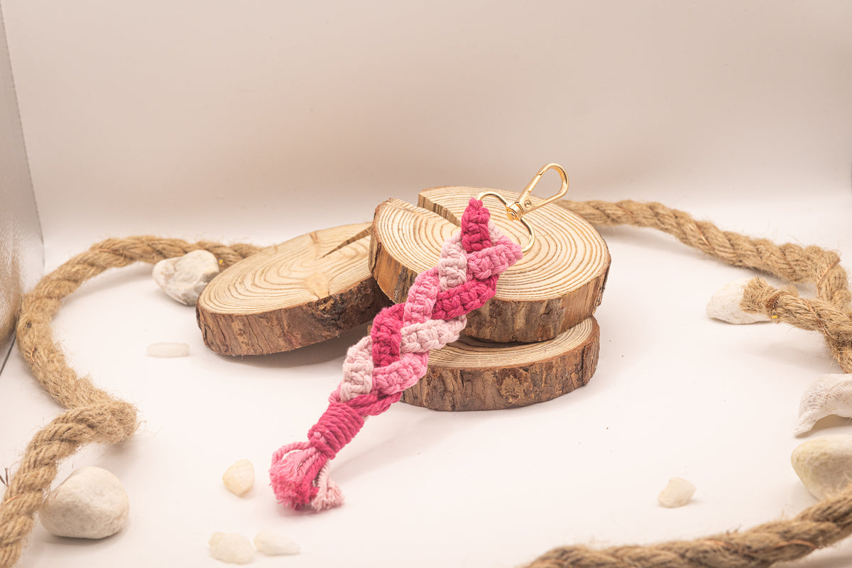 Porte-clé Macramé Tressé - Koupépik