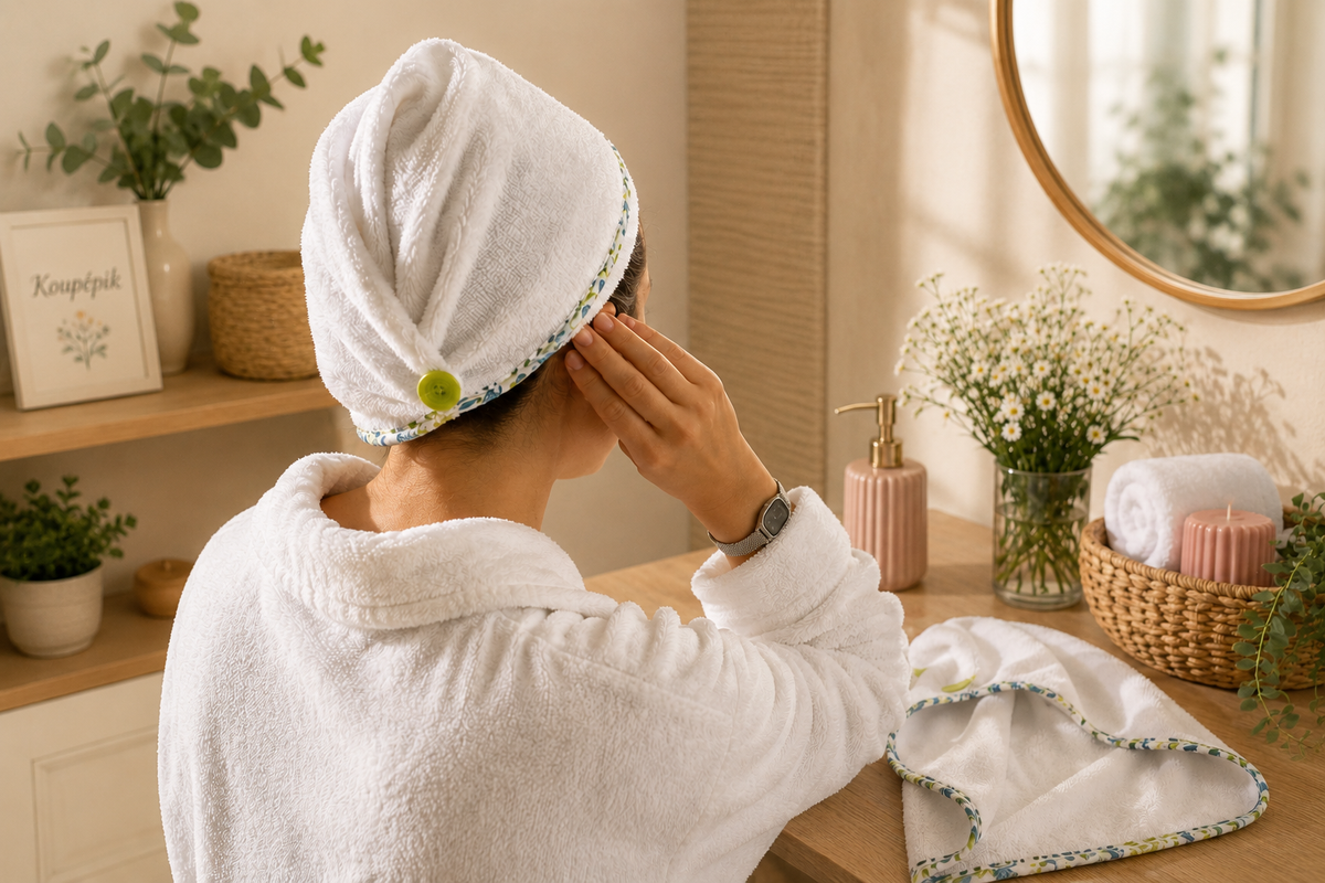 Turban Serviette Cheveux – Koupépik