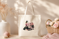 Tote Bag 39 x 33 cm en coton imprimé - Koupépik