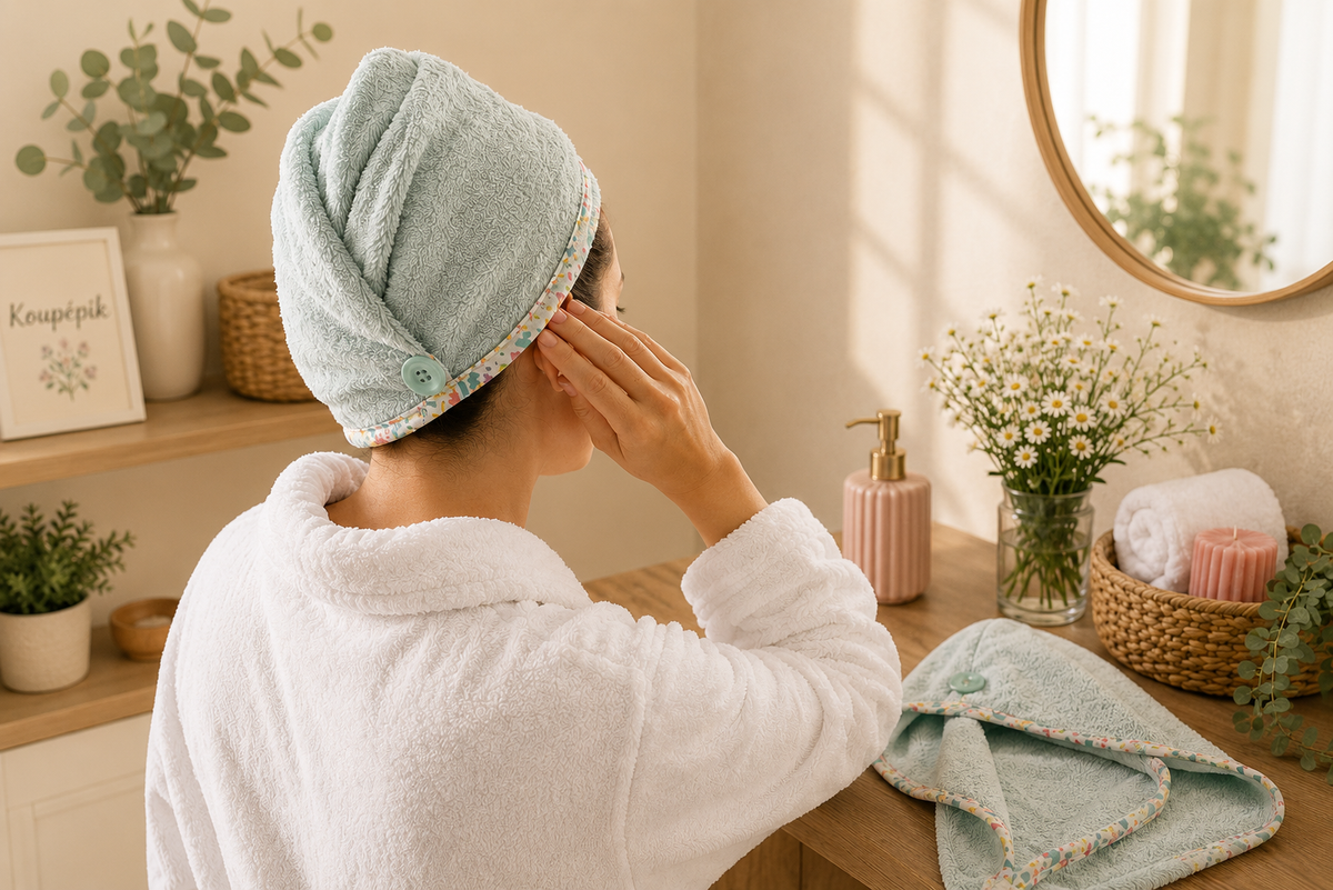 Turban Serviette Cheveux – Koupépik